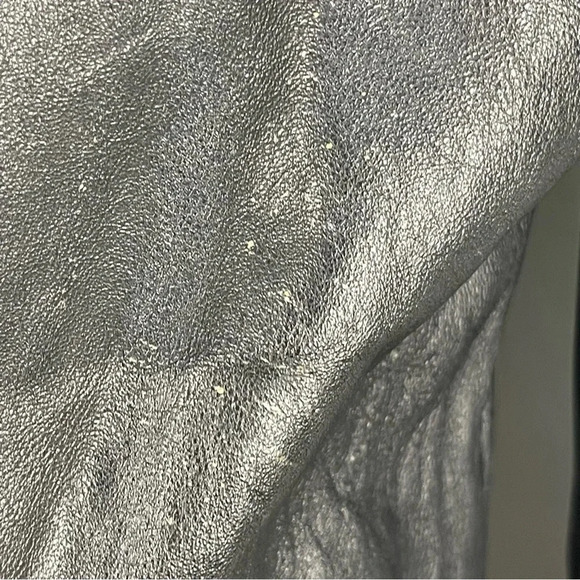 Parallel Black Lambskin Leather Shirt/Jacket fitted shacket  Size 4 (Small) - Picture 5 of 14